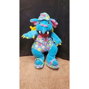 Summer 2000 Limited Edition Imperial Palace Ippy Mascot Blue Dragon Plush 9"